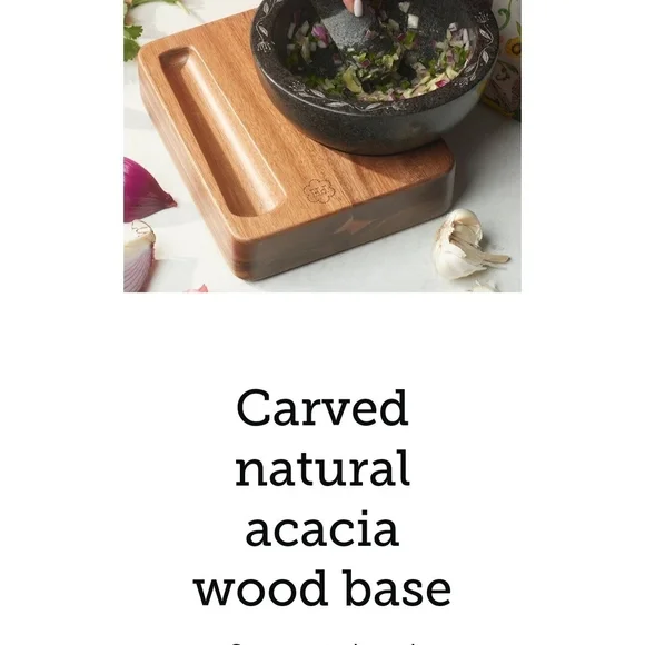 Princess House Black and Gray Mortar and Pestle Set - Picture 6 of 7